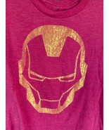 Marvel Avengers Assemble Shirt Medium Red Short Sleeve Tee Top Super Hero - $164.95 MXN