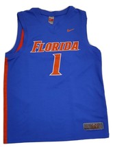 Florida Gators #1 Jersey Youth 16/18 Blue NCAA Basketball Nike Elite Tea... - £11.15 GBP