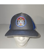 Kalama Harbor McMenamins Ales Blue Gray Mesh Trucker Snapback Hat Cap EX - $19.88 CAD