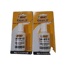 BIC Cover-it Correction Fluid - 7 fl oz  2 Bottles  - €9,03 EUR