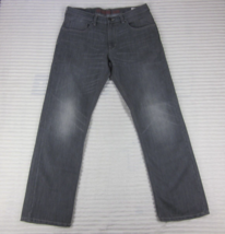 Lee Dungarees Mens Gray Jeans &quot;Vintage Slim&quot; W34 L33 Cotton Blend Distressed - £26.49 GBP