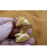(Y-DOL-JU-569) Tan Jasper DOLPHIN JUMPING Porpoise gemstone stone statue... - $19.22 CAD