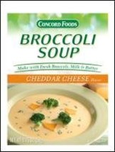 Concord Broccoli Cheese Soup Mix, 1.75-Ounce Pouches (Pack of 18 )  - $24.99
