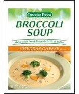 Concord Broccoli Cheese Soup Mix, 1.75-Ounce Pouches (Pack of 18 )  - £19.65 GBP