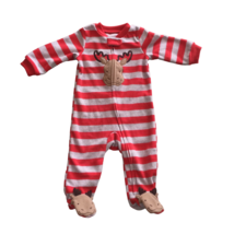 Child of Mine Carter's Size 3-6 Month Baby One Piece Footed Reindeer - £5.59 GBP