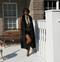 Mint designer Sorbara Neiman Marcus full length Mink fur Vest coat jacke... - $989.99