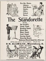 1899 Print Ad The Standorette Easel,Book Stand Music Stand Allen Miamisburg,OH - £7.76 GBP
