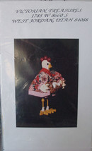 Folkart Wood Pattern to make Hattie Hen with cloth clothing - £4.44 GBP