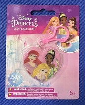 NEW Disney Princess Portable Clipable LED Keychain Flashlight Ages 6+ - £6.22 GBP