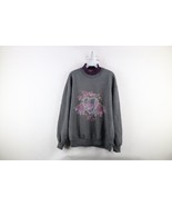 Vtg 90s Country Primitive Womens L Faded Heart Flower Turtleneck Sweatsh... - €43,20 EUR