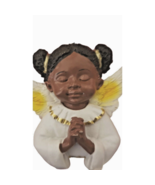Gorgeous African American 3.5” Girl Angel Ornament Retired - £8.49 GBP