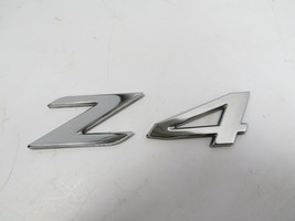 BMW Z4 E85 E86 Emblem, Trunk Genuine OEM "Z4" - $14.99