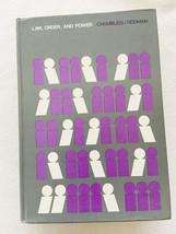 Law, Order, and Power by chambliss, william hardcover 1971 - $317.40 MXN