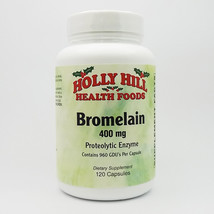 Holly Hill Health Foods, Bromelain 400 MG, 120 Capsules - $30.35