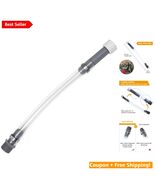 Durable PVC Racing Fuel Hose - Curved Nozzle for Safe Refueling of 5-Gallon Jugs
