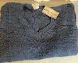 Vintage Bobbie Brooks Blue Sweater 22W Long Sleeve Sh3 - £7.08 GBP