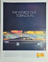 1968 Ford Torino Vintage Print Ad  - $8.14