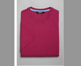 Jos. A. Bank Tailored Fit Crew Neck T-Shirt size:2XL  colour:Burgundy - £24.56 GBP