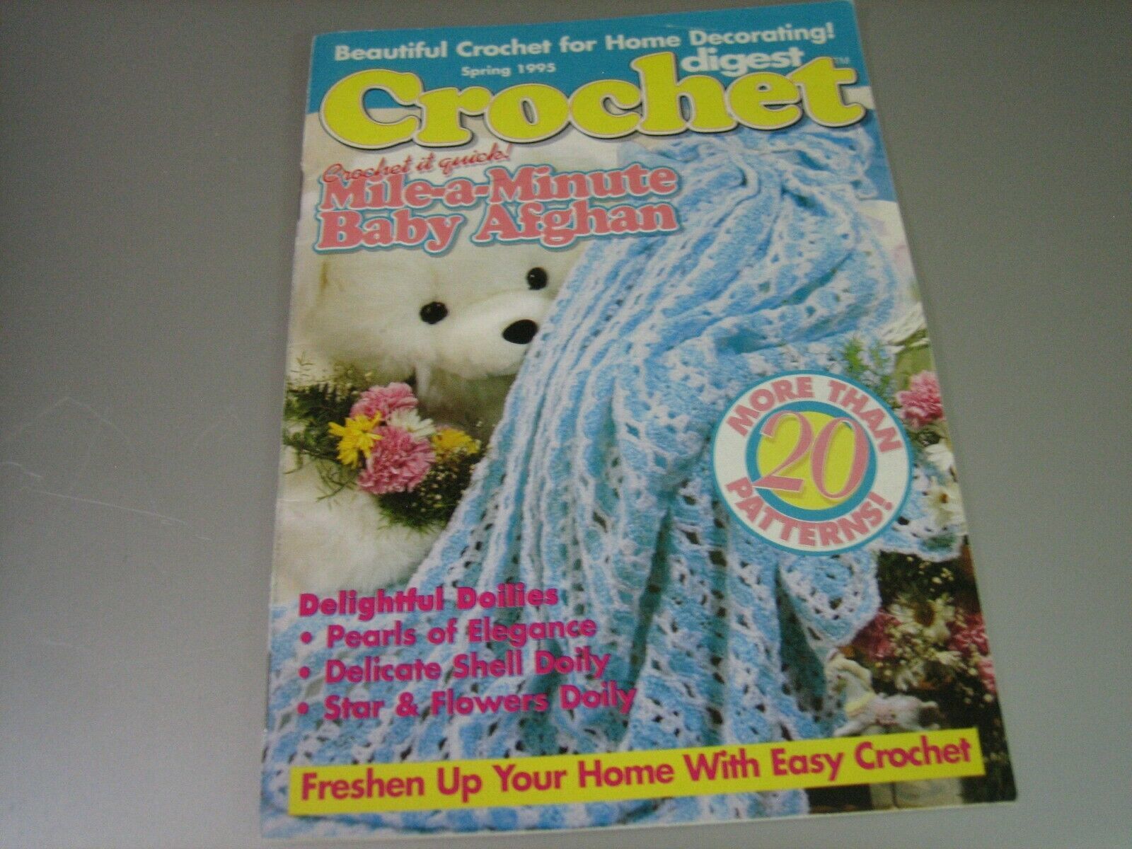 Crochet Digest Magazine - Quick Baby Afghan & More - Spring 1995 - $8.55