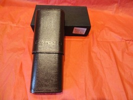 Andre Garcia 3 finger Brown with Flat Horn Top  cigar case new original box - $94.05