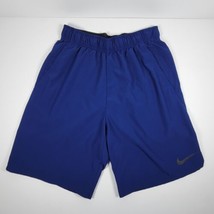 Nike Dri Fit Veneer Training Shorts Mens Medium Blue 9” Inseam - £15.58 GBP