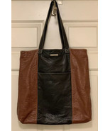 Red By Marc Ecko: Women&#39;s Black &amp; Brown Pebbled Shoulder Handbag - £19.38 GBP