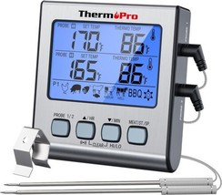 ThermoPro TP-17 Dual Probe Digital Cooking Meat Thermometer Large LCD...  - £32.60 GBP+