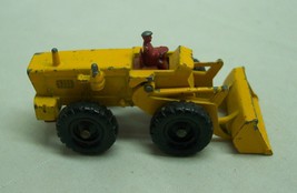 Vintage Matchbox Lesney 43 Aveling Barford Tractor Shovel All Yellow Red Driver - £31.65 GBP