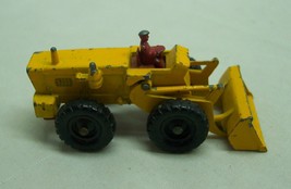 Vintage Matchbox Lesney 43 Aveling Barford Tractor Shovel All Yellow Red Driver - £31.84 GBP