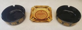 Golden Nugget Gambling Hall Casino Las Vegas Nevada Lot of 3 Vintage Ash... - £23.63 GBP