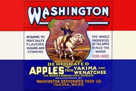 Washington Brand Dehydrated Apples - Art Print - £17.62 GBP+