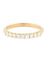 Tiffany &amp; Co. Yellow Gold Embrace .27ct Diamond 2.2mm Shared Wedding Band 7 - £1,835.49 GBP