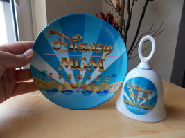 Disney 1987 MGM Studios Plate and Bell Set  - £19.98 GBP