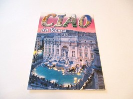 Post Card Rome Made In Italy Ciao Da Roma Italian 6.75 X 4.75 Inches #6 - £6.36 GBP