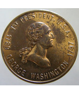 GEORGE WASHINGTON MEDAL 1789 1797 1st President of the United States Ame... - £5.49 GBP