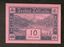 Austria Gutschein d. SEEBAD ZELL Am SEE 10 heller 1920 Austrian Notgeld ... - $10.17