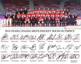 Team Canada Mens Olympic Hockey Signed Autographed By 26 8x10 Photo Sochi 2014 - $29.99