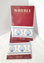 NEW Waverly Shells 3&quot; Chair Rail Wall Trim Blue Cream Border Seashell Total 30ft - £17.42 GBP