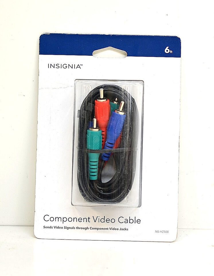-INSIGNIA 6 ft Component Video Cable NS-HZ508 - $3.87