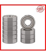 Durable 10 Pack 6202ZZ Ball Bearings – Low Friction, Easy Maintenance So... - $594.05 MXN