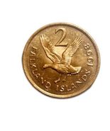 1998  Falkland Islands 2 Pence Coin UNC - $3.58