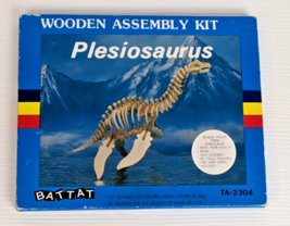 Vintage Plesiosaurus Dinosaur wooden assembly Kit Unused toy figure TA-2304 - £7.76 GBP