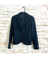 Theory Women’s Black 2 Button Wool Blend Blazer Size 4 - $818.43 MXN