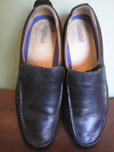 Men's size 12 Black Leather Florsheim Comfortech slip on Shoe - $30.00