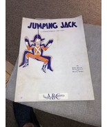 Jumping Jack Characteristic  Fox Trot, 1928 Vintage Sheet Music - £6.76 GBP