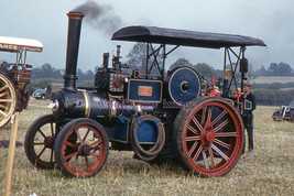 gw0810 - Traction - Steam Traction Engine at a Steam Rally c1959- print 6x4 - £2.19 GBP
