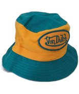 Von Dutch Kids Bucket Hat Teal &amp; Yellow - One Size Unisex - New Without ... - £11.81 GBP