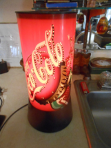 Outstanding COCA COLA  Rotating Sparking Table LAMP 12&quot; - £51.00 GBP