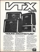 1982 Peavey VTX Amp Series ad Classic MX FC Heritage amplifier advertisement - £3.32 GBP