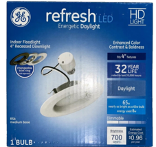 GE Refresh Lighting 4&quot; LED Recessed Downlight Kit  Daylight  HD 700-Lumen RS4 - £7.77 GBP